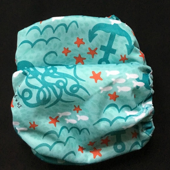 🦖🦖SOLD🦖🦖BumGenius Organic AIO Cloth Diaper - Picture 2 of 5